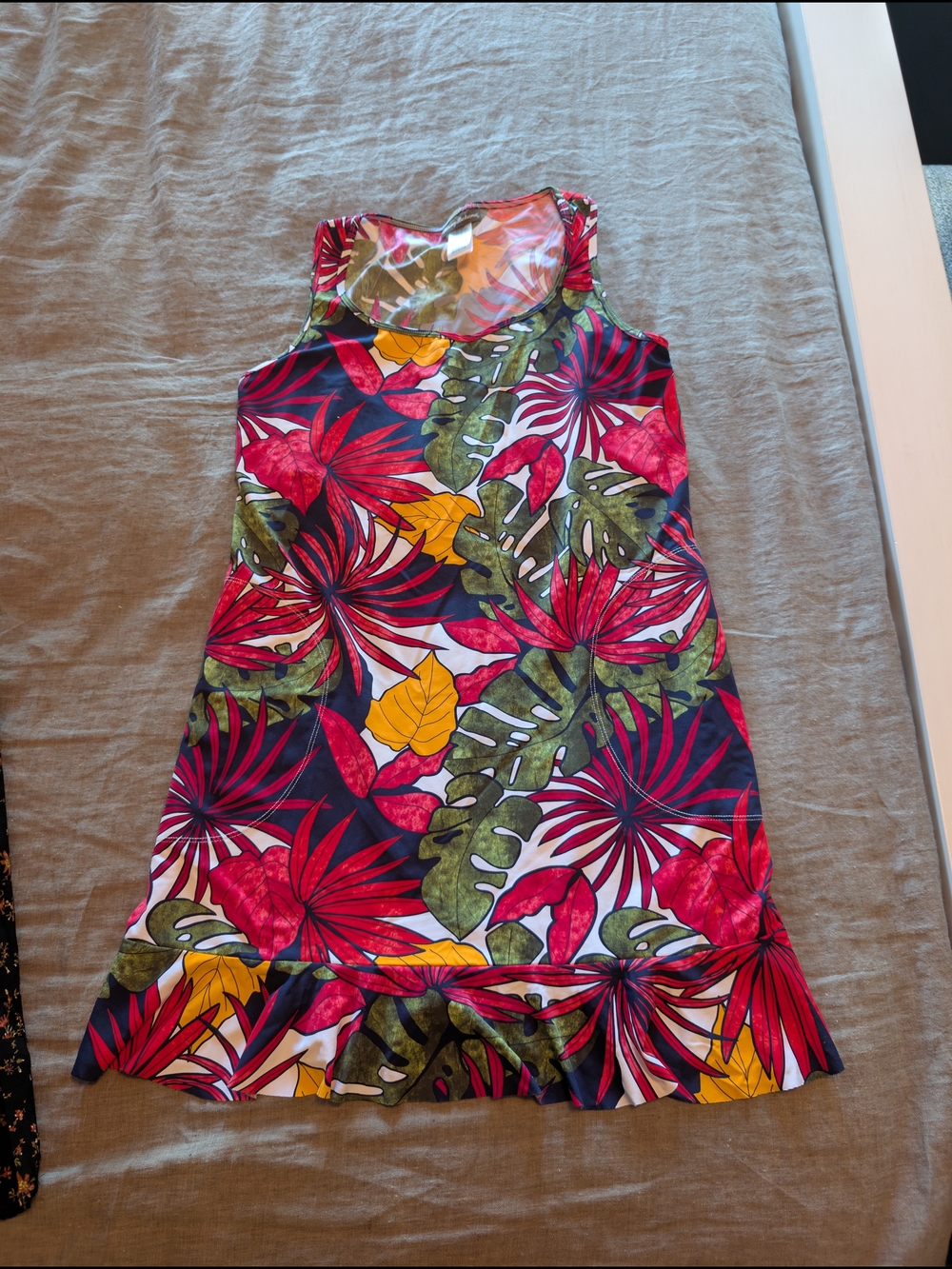 Tommy Bahama Pink, Green & Yellow Tropical Shift Dress
